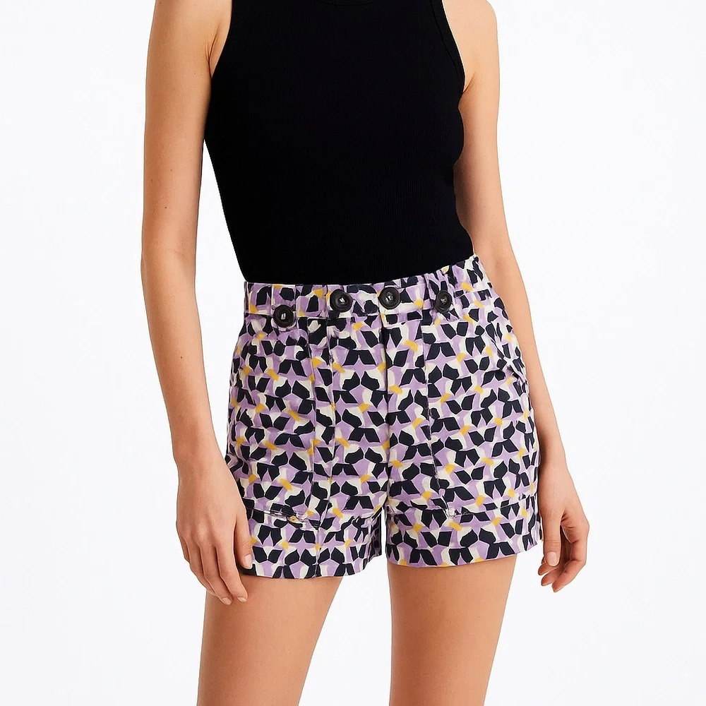Anthropologie Maeve Geometric Shorts (8)
